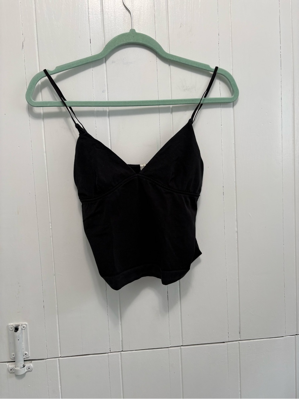 Free People Black Camisole with Thin Straps